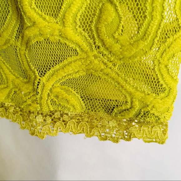 Nine West Lime Green Lace Long Sleeve Dress - Picture 5 of 9